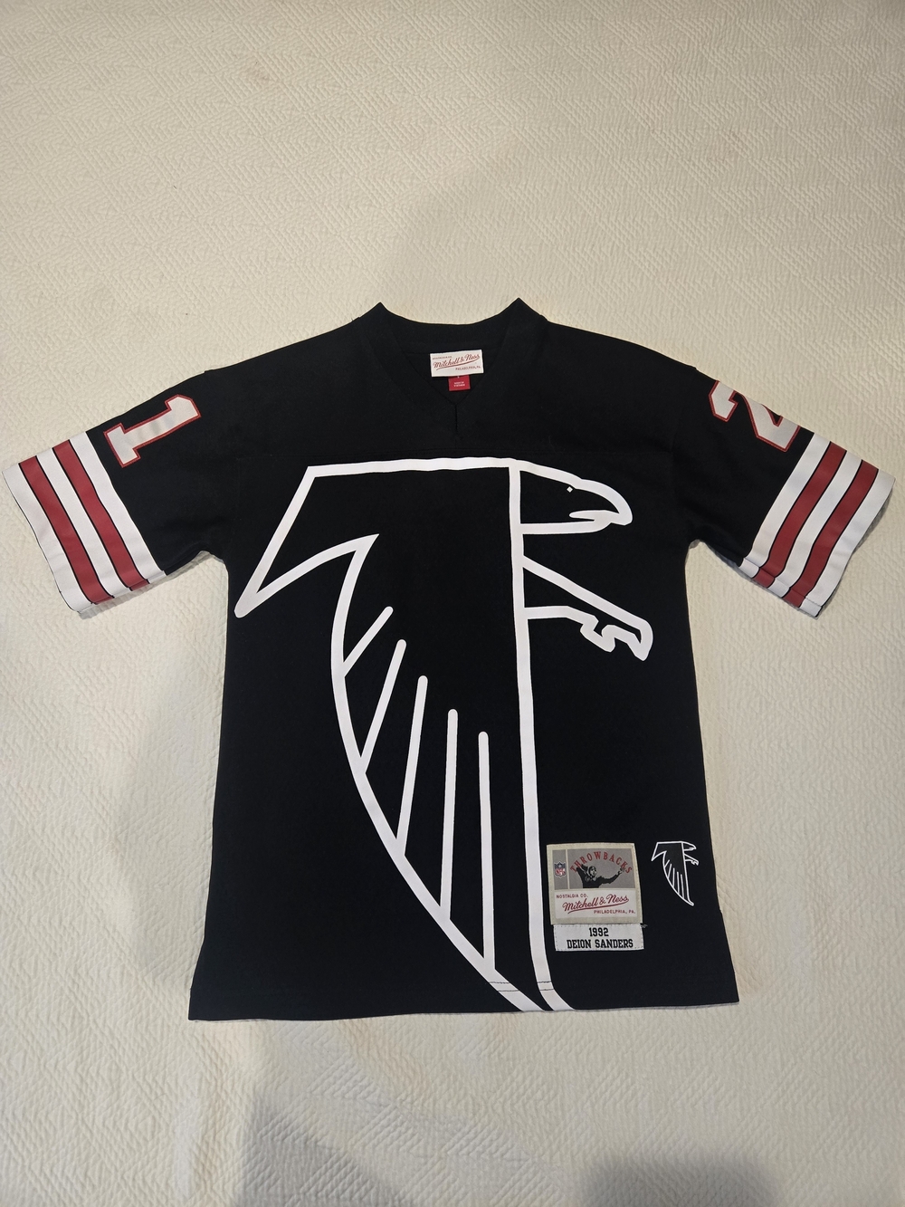 Mitchell & Ness Atlanta Falcons Deion Sanders Throwback Football Jersey